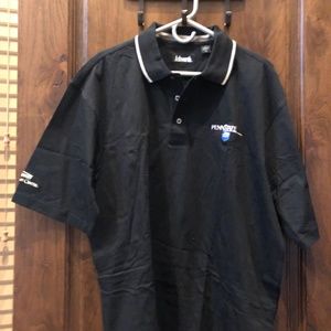 Black and gray golf shirt
